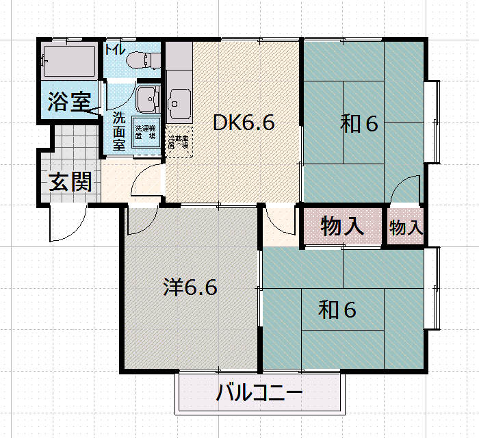 南部 構造:木造