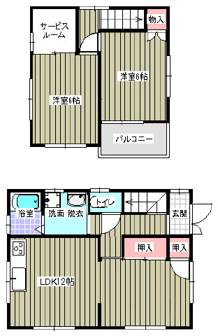 南部 構造:木造