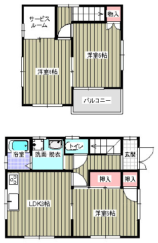 南部 構造:木造