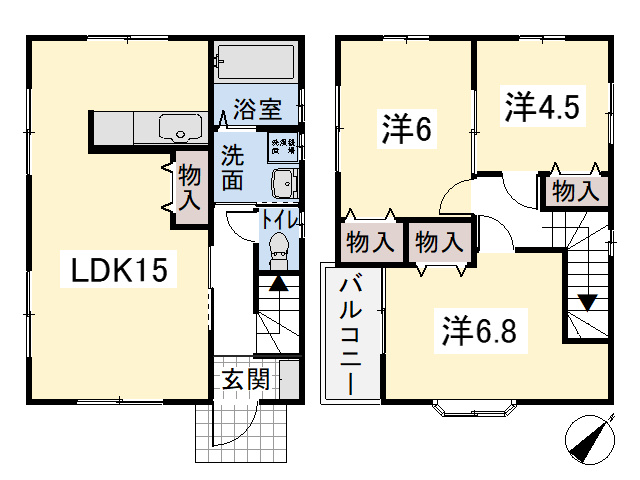 東部 構造:木造
